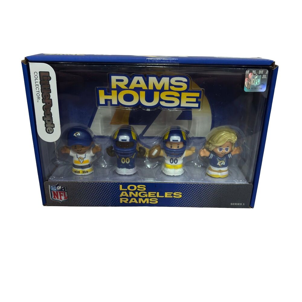 Fisher-Price Little People Collector Los Angeles Rams NFL Set HNJ46 New Sealed